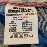 Rock & Republic ROTH Fleur De Lis Bootcut Jeans Blue Pink Sz 30 TALL 32.5" Photo 9