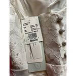 David's Bridal Strapless Wedding Dress Floral Lace Applique Beaded Bridal‎ Gown Photo 9