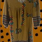 Aryeh by Anthropology Argyle Scottie Dog Designed Dress - Size Large Photo 1