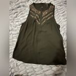 BCBGMAXAZRIA  Black Lace Detail Blouse Photo 4