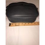 J.Crew Signet Crossbody Bag Dark Gray Pebbled Leather Keys Lock Charms Zip Top Photo 4