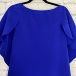 Milly  royal blue draped back mini dress 10 Photo 3