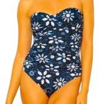 Bleu Rod Beattie Bandeau Shirred One Piece Swimsuit Photo 0