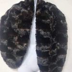 Free People APPARIS Brown Faux Fur Wrap Shrug Lined Photo 0