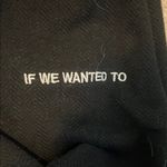 Black Hoodie Sweatshirt Pullover Design Size M Photo 4