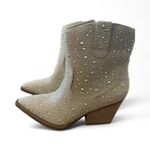 Madden Girl JOLENE Rhinestone point toe Western Ankle Booties Sparkles Size 8.5 Photo 1