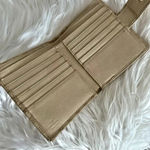 Gucci | Authentic Vintage Unisex Canvas Compact Wallet Tan Brown Gold Photo 3