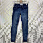 McGuire Denim MCGUIRE Newton Splatter Skinny‎ Jeans in Dark Wash Blue Size US 25 Photo 6