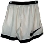Nike 90’s Basketball Shorts Sz M White Black Vintage Athletic Photo 0
