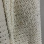 Xxi White Sweater Cardigan With Black Trim Photo 4