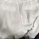 J. Jill love linen woman white linen shorts size XL. inseam 7” drawstring Photo 4