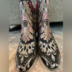 Sam Edelman  Embroidered Heeled Ankle Boots Photo 1
