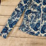 Tommy Bahama Womens Golf Blue Long Sleeve Full Zip Floral Jacket Size Medium Photo 1