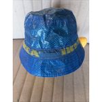 IKEA KNORVA Blue Outdoor Fish Camp Hike Rain Sun Lined Bucket Hat Cap One Size Photo 2