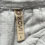 XCVI  100% cotton Women’s Cream Button-Up Shirt Photo 3