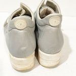 Rucoline Size 7 Silver Metallic Wedge Platform Sneaker Photo 4