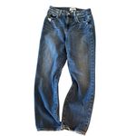 Paige jeans Sarah Straihht Leg Crop. Size 26. EUC. Perfectly lightly distressed Photo 2