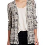 Socialite NEW Women Waterfall Cardigan size L Jr. Grey Photo 0