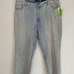 Susan Graver New with tags  Soft Blue Cropped Jeans Photo 0