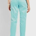 Talbots  perfect crop pants size 8 aqua blue white NWT Photo 1
