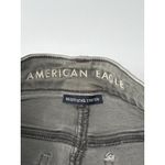 American Eagle  Outfitters Women's‎ Jeans Size 8 Regular Grey Skinny Button Fly Photo 5