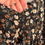 Lila Rose Lily Rose Women’s Black Floral Long Sleeve Cinch Front Baby Doll Dress Size XS Photo 5