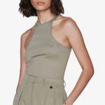 ANINE BING  Morgan‎ Tank Green Photo 0