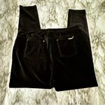 Michael Kors Black Velvet Leggings Jeggings Witchy Goth Dark Academia Pockets Photo 1