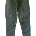 American Eagle Women's Stretch Mom Straight Green Corduroy Jeans 00 Photo 0