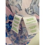 Lilly Pulitzer  EUC Dog Print Pink Blue Long Sleeve Button Down Pajama PJ Shirt S Photo 4