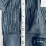 NWTS LEBOD Seamless Ribbed Activewear Crop Top Size Medium Gray Photo 6