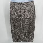 Halogen  Sequin Silver Pencil Skirt 2 Holiday Glam NYE Party Festive Y2K Winter Photo 5