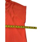 Pink Rose  Women Size Medium Tie Front Shirt Cap Sleeve Peach Casual (27-124P) Photo 3