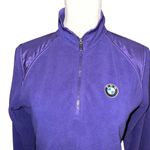 PING Fleece Pull Over Women’s Sz Medium Purple BMW Logo Embroidered Quarter Zip Photo 1