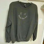 Positive Vibes Only Sweater Gray Size L Photo 0