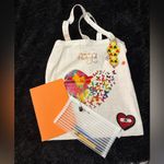Handmade ‎ multicolored Heart tote Bag Photo 1