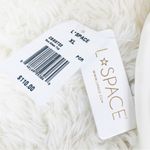 Anthropologie L*PSACE Sea Glass Color Block String Bikini Top Purple Brown Ivory Size XL New Photo 3