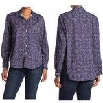 Frank & Eileen  Eileen printed button up woven novelty print shirt size XS Photo 1