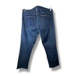 J.Crew Dark Wash Matchstick Mid-Rise Frayed Denim Jeans Size 32S Petite Short Photo 5