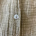 easel  Green Boxy 3/4 Sleeve Button Down Shirt Medium Photo 2