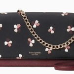 Kate Spade  Floral Saffiano Crossbody Bag Chain Flap NWT Photo 0