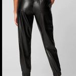 BLANK NYC Black Faux Leather Jogger Pant NWOT Photo 0