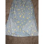 Emma James Women’s Cottage Flowers & Butterflies Blue/yellow Maxi Skirt 16P Photo 8