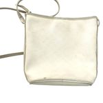 Gucci Vintage 80's White Bag Micro GG Logo Print Crossbody Purse Gold 1980's Photo 9