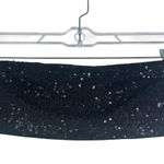 Camila Coelho Calvin Matching Set Strapless Crop Top & Pants Sequin Black Small Photo 2