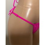 Good American New.  pink embossed bikini. Small. Photo 7