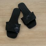 ASOS  DESIGN Forty woven flat sandals in black Size 5.5 Photo 2