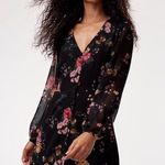 Aritzia  Wilfred Black Floral Nazaire Dress Size 0 US $158 Photo 0