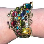 Vintage Butterfly Hinge Bracelet Gold Photo 6