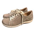 Aetrex  Women's Dana Lace-Up Oxford sneakers in warm grey leather Size 9-9.5 Photo 2
